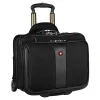 Wenger® Patriot II Polyester Rolling 2-Piece Business Luggage Set, Black