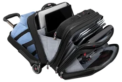 Wenger® Patriot II Polyester Rolling 2-Piece Business Luggage Set, Black