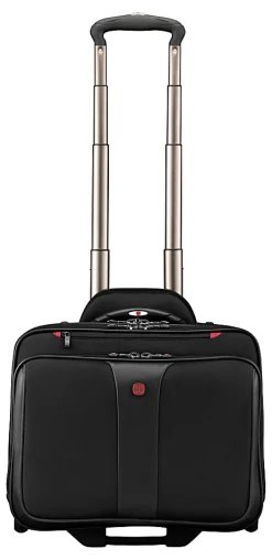 Wenger® Patriot II Polyester Rolling 2-Piece Business Luggage Set, Black