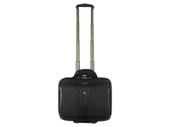 Wenger® Patriot II Polyester Rolling 2-Piece Business Luggage Set, Black