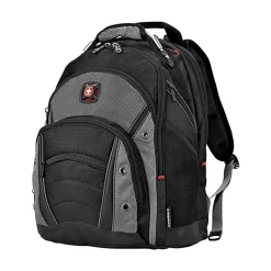 Wenger® Synergy Laptop Backpack, Black/Gray