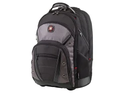 Wenger® Synergy Wheeled Laptop Backpack, Black/Gray