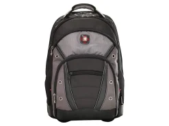 Wenger® Synergy Wheeled Laptop Backpack, Black/Gray
