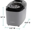 West Bend Hi-Rise Digital Bread Maker, Gray