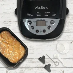 West Bend Hi-Rise Digital Bread Maker, Gray
