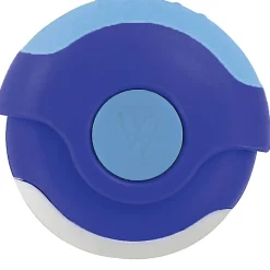 Westcott Antimicrobial Kids' Pencil Sharpener/Eraser Combo, Bright Blue/Orange