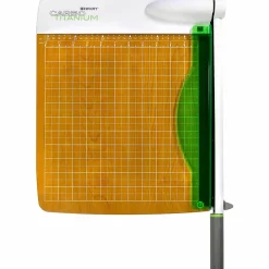 Westcott® CarboTitanium Guillotine Heavy-Duty Trimmer, 12", White/Green