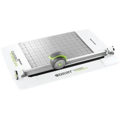 Westcott® CarboTitanium Rotary Trimmer, 12", White/Green