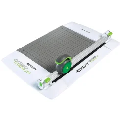 Westcott® CarboTitanium Rotary Trimmer, 12", White/Green