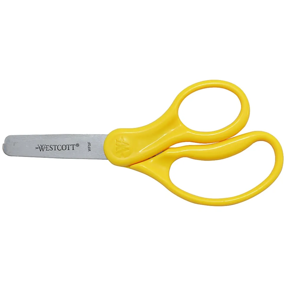 Westcott® Hard Handle Kids Value Scissors, 5", Blunt, Assorted Colors