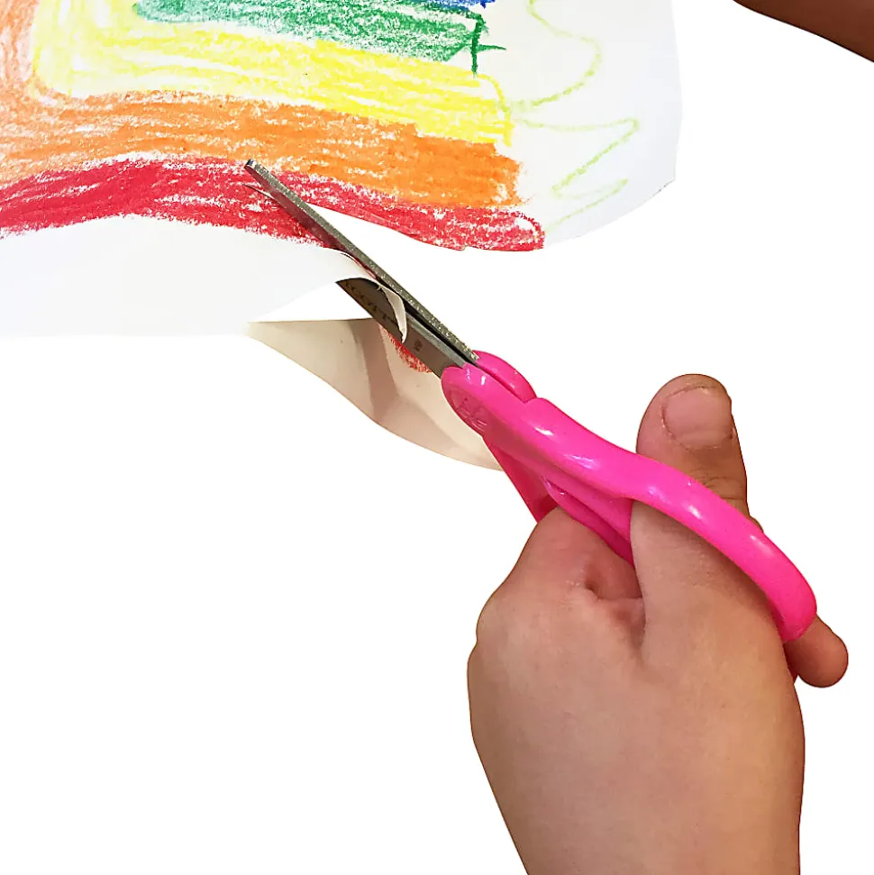 Westcott® Hard Handle Kids Value Scissors, 5", Blunt, Assorted Colors