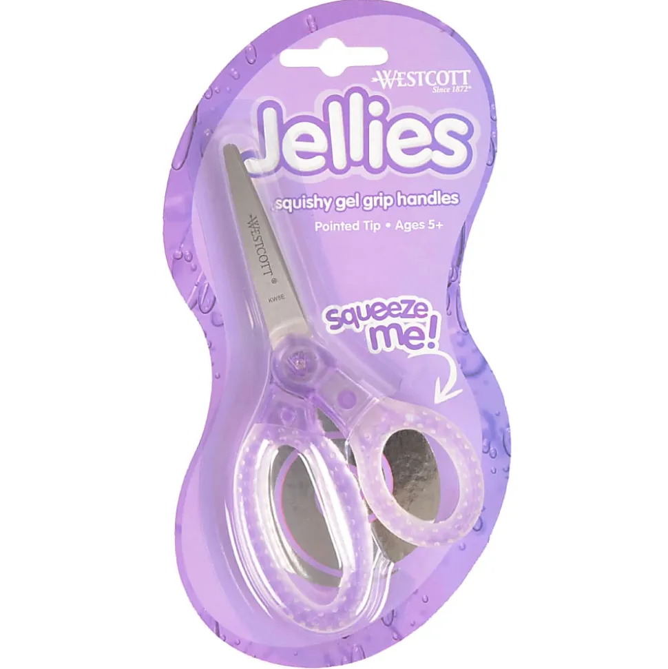 Westcott® Jellies Kids' Scissors, 5", Pointed, Assorted Colors