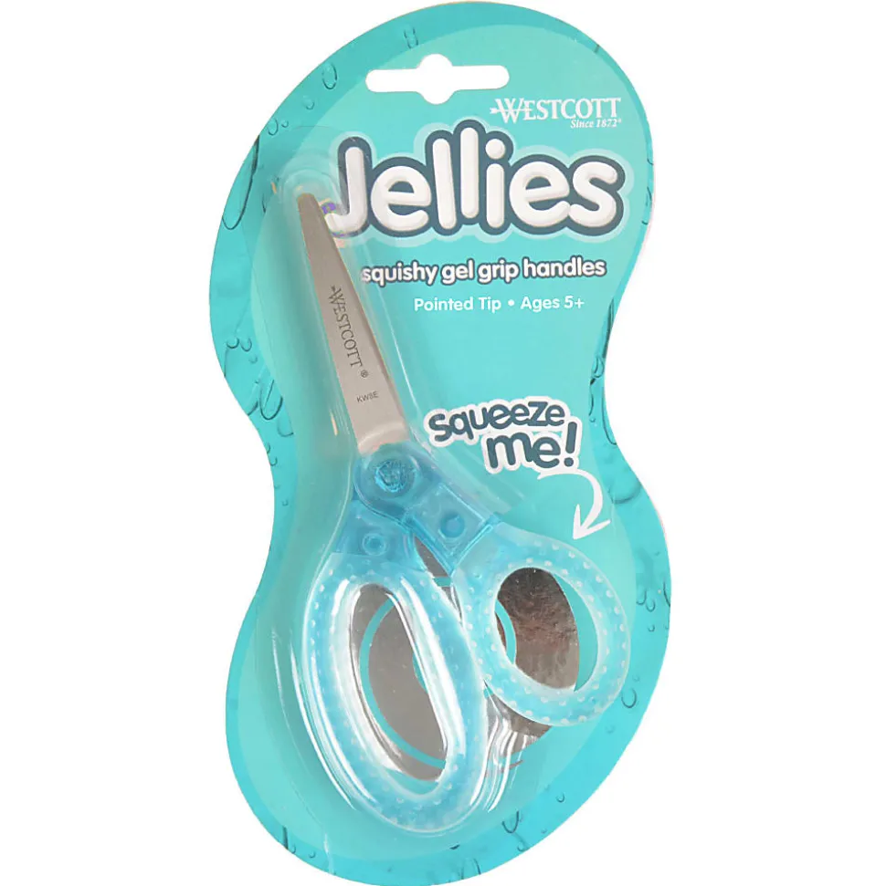 Westcott® Jellies Kids' Scissors, 5", Pointed, Assorted Colors
