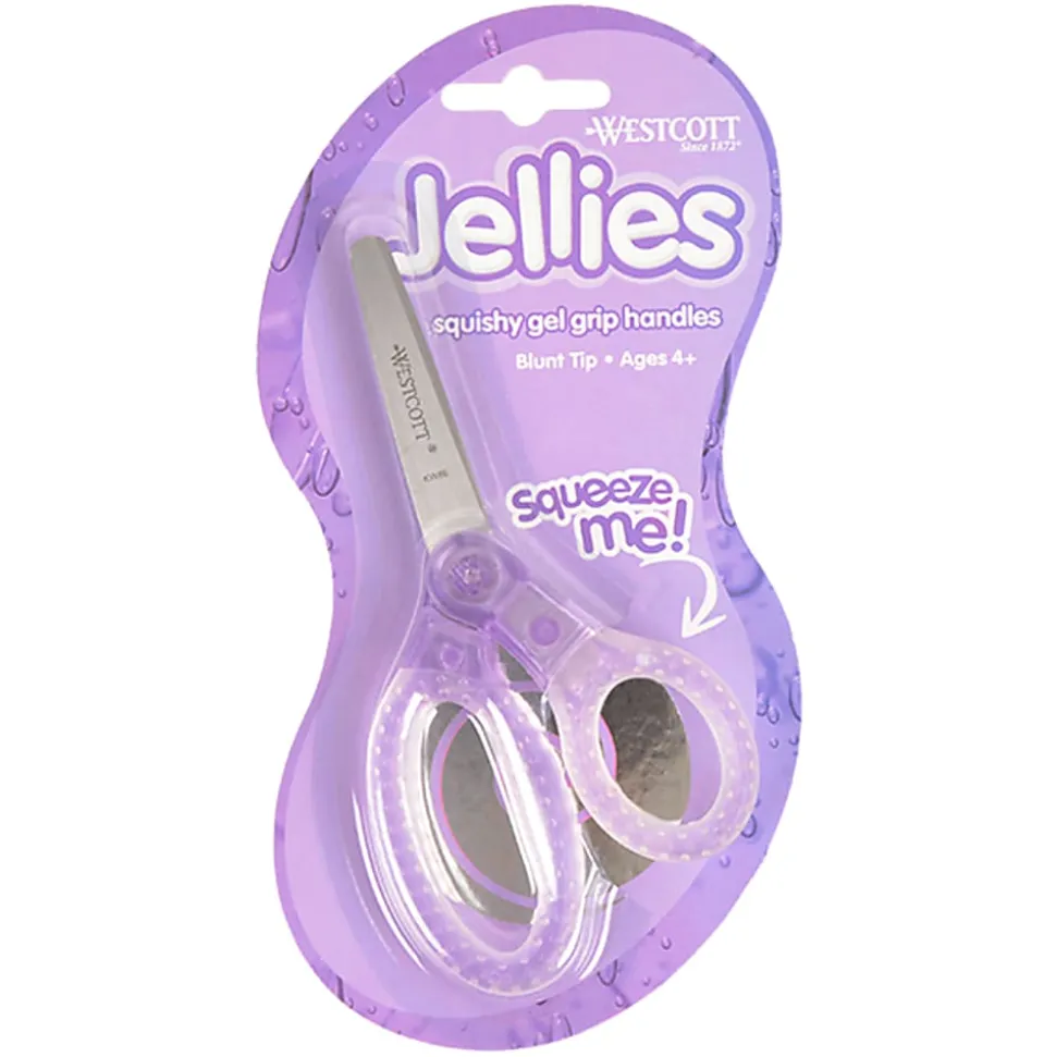 Westcott® Jellies Kids' Scissors, 5", Blunt, Assorted Colors