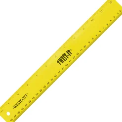 Westcott Jellies Transparent Ruler, 1" x 12", Assorted Colors
