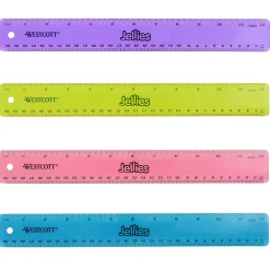 Westcott Jellies Transparent Ruler, 1