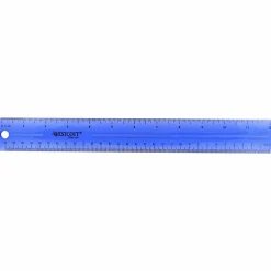 Westcott® Jeweled Plastic Ruler, 12", Assorted Colors