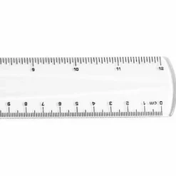 Westcott Non-Shatter Plastic Ruler, 12", Clear