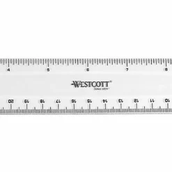 Westcott Non-Shatter Plastic Ruler, 12