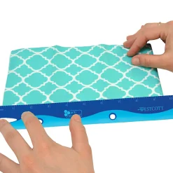 Westcott Ruler Wave School Ruler With Anti-Microbial Protection, 12