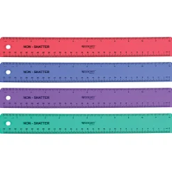 Westcott® Shatterproof Ruler, 12", Assorted Colors
