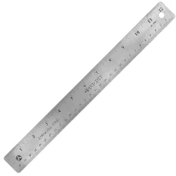 Westcott® Stainless Steel Ruler, 12"/30cm