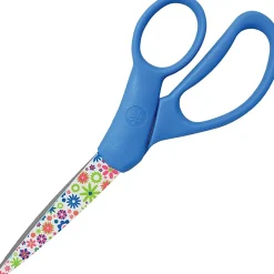 Westcott® Student Fun And Fashionable Scissors, 7", Pointed, Floral