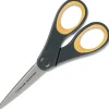 Westcott® Titanium-Bonded Non-Stick Scissors, 5", Pointed, Gray/Yellow