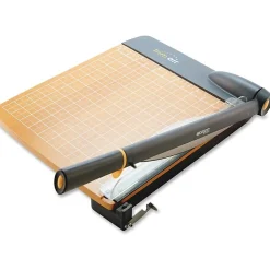 Westcott Trim Air Wood Guillotine Paper Trimmer - Cuts 30Sheet - 18" Cutting - 3.5"x14.3"x 26.6" Depth - 15108