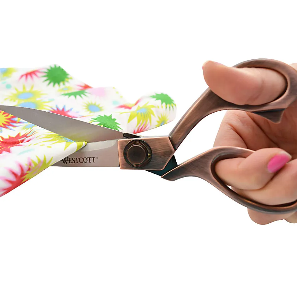 Westcott® Vintage Scissors, 8", Pointed, Copper