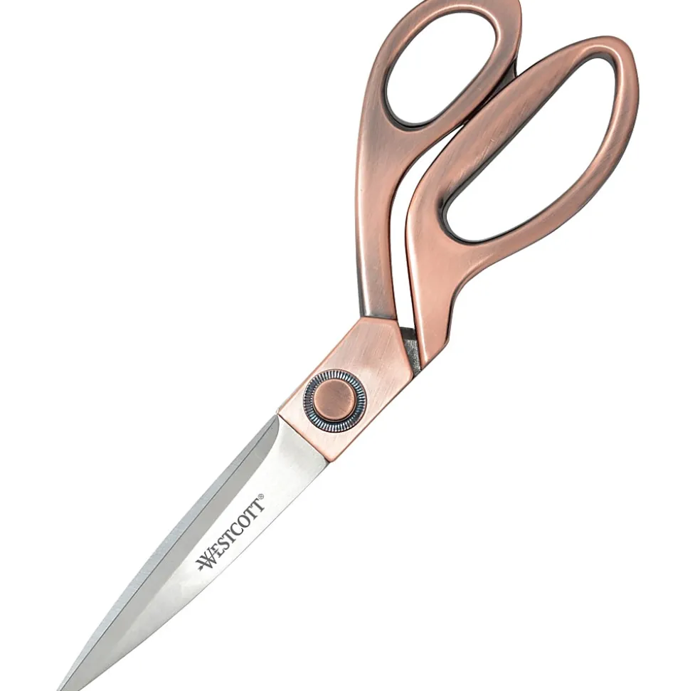Westcott® Vintage Scissors, 8", Pointed, Copper