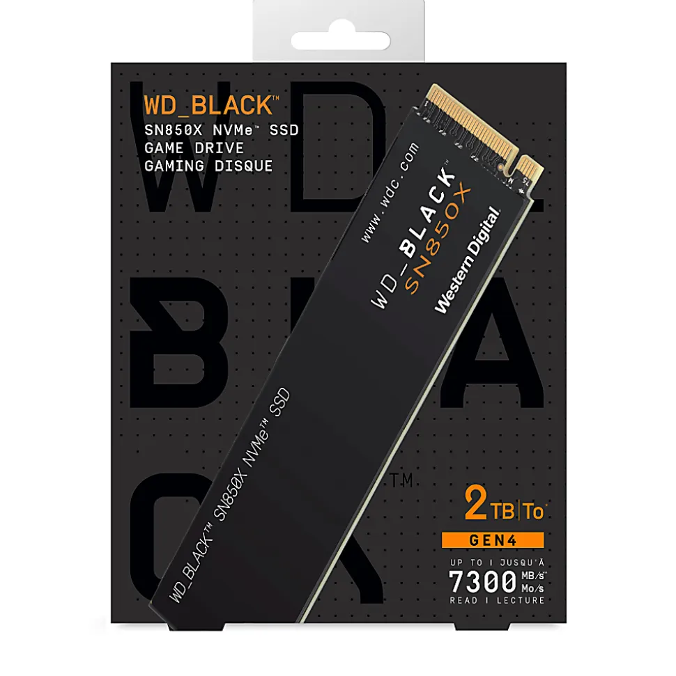 Western Digital BLACK™ SN850X NVMe™ SSD, 2TB, Black