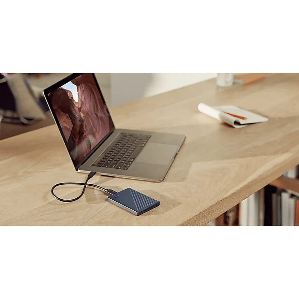 Western Digital My Passport™ Portable HDD For Mac, 2TB, Blue
