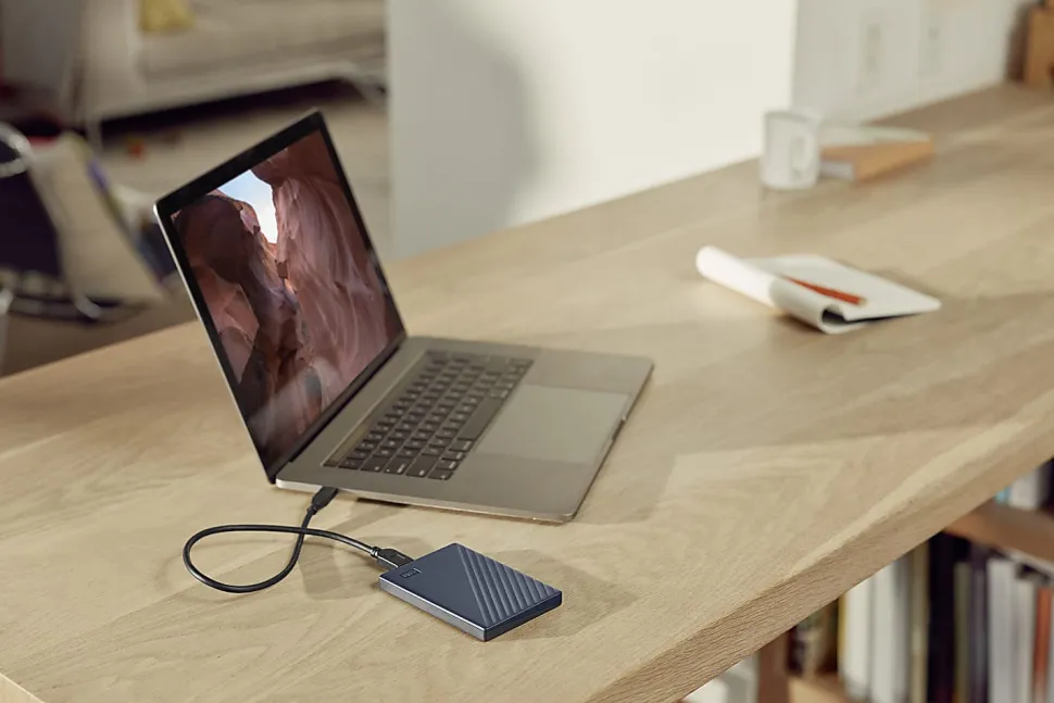 Western Digital My Passport™ Portable HDD For Mac, 4TB, Blue