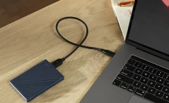 Western Digital My Passport™ Portable HDD For Mac, 4TB, Blue