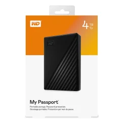Western Digital My Passport™ Portable HDD, 4TB, Black