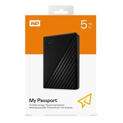 Western Digital My Passport™ Portable HDD, 5TB, Black