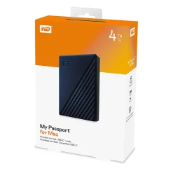Western Digital My Passport™ Portable HDD For Mac, 5TB, Blue