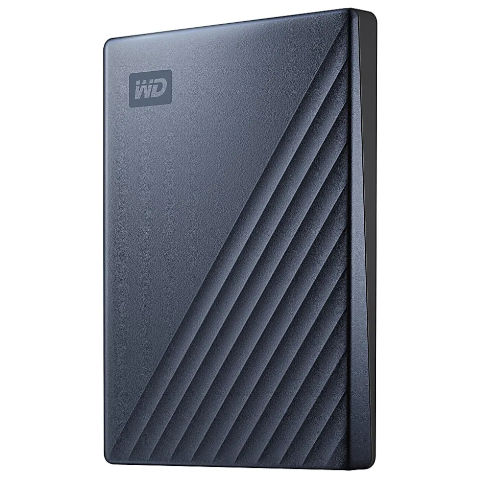 Western Digital My Passport® USB-C™ Portable Hard Drive, 5TB, Silicon Gray