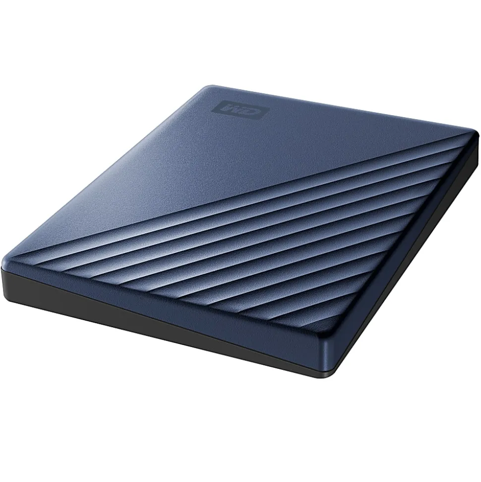 Western Digital My Passport® USB-C™ Portable Hard Drive, 5TB, Silicon Gray