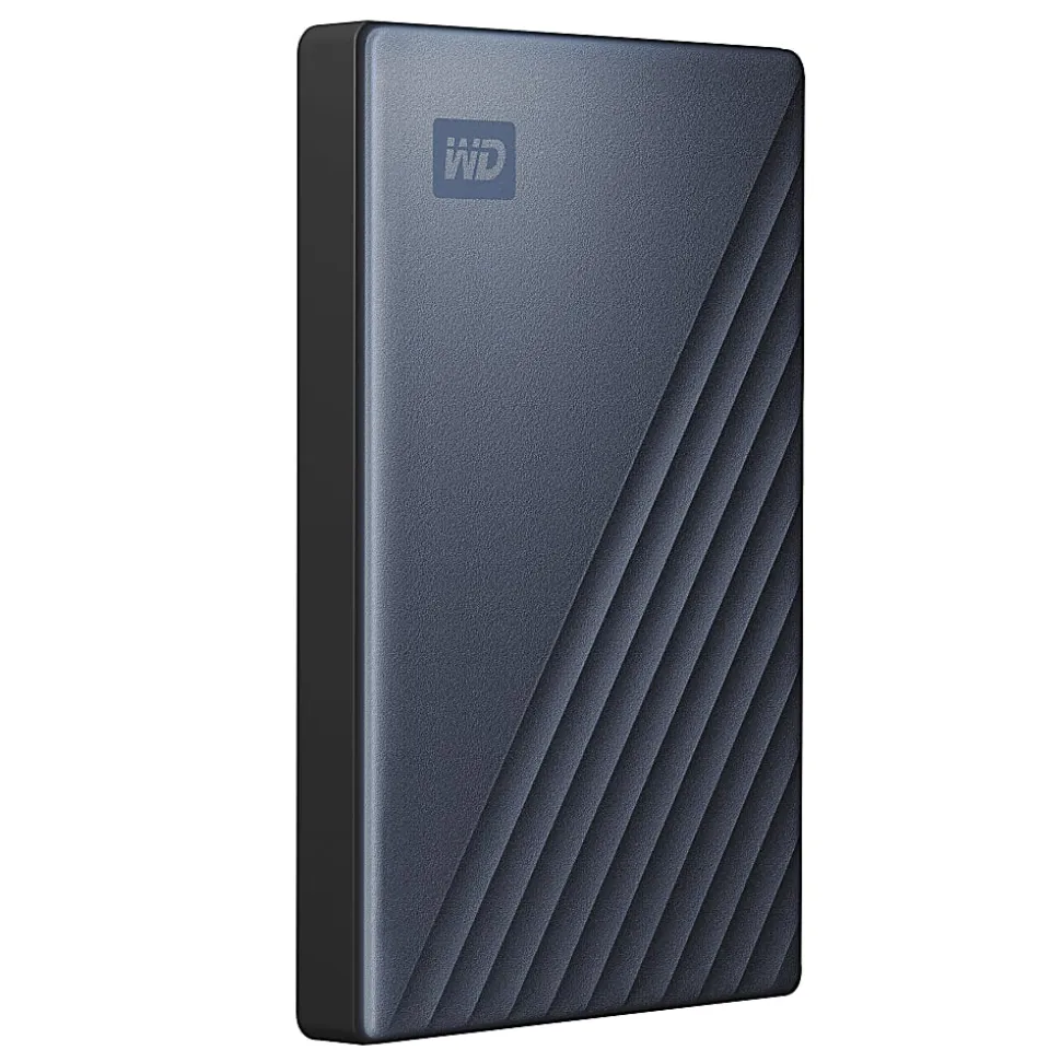 Western Digital My Passport® USB-C™ Portable Hard Drive, 5TB, Silicon Gray