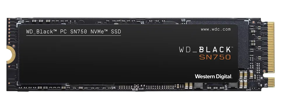 Western Digital WD_BLACK SN750 NVMe SSD, 2TB, Black