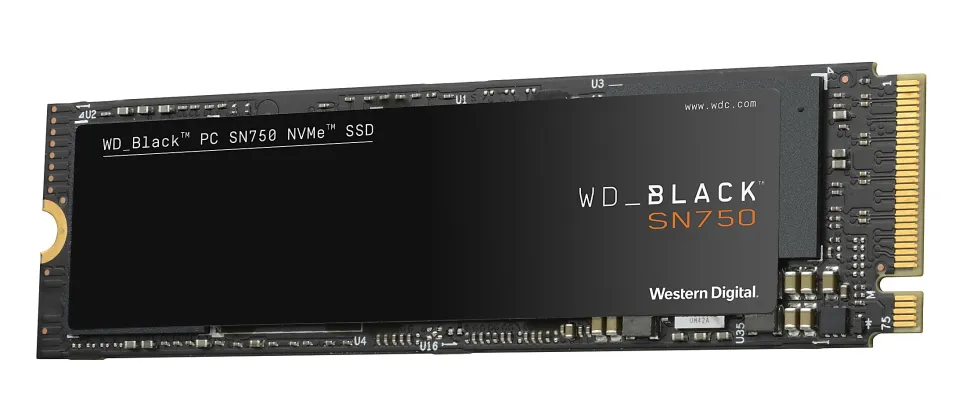 Western Digital WD_BLACK SN750 NVMe SSD, 2TB, Black