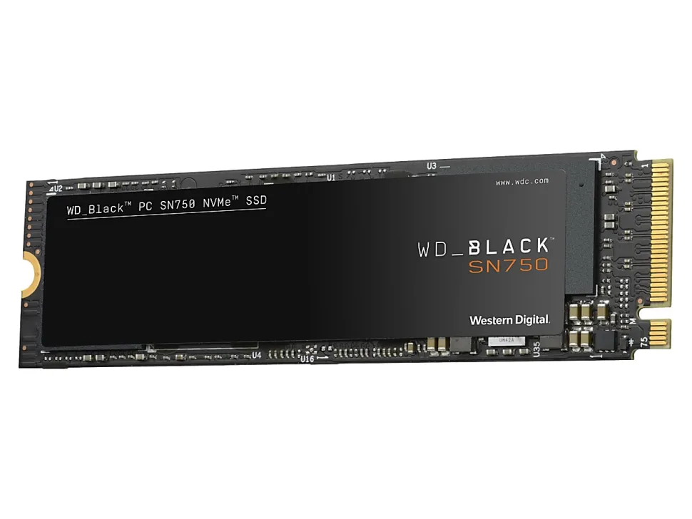 Western Digital WD_BLACK SN750 NVMe SSD, 1TB, Black