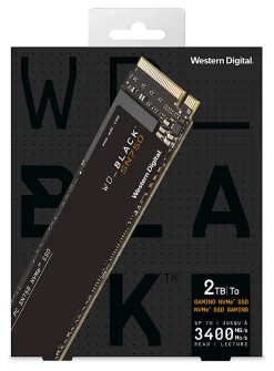 Western Digital WD_BLACK SN750 NVMe SSD, 1TB, Black