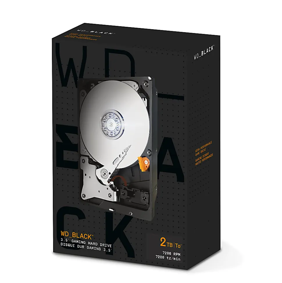 Western Digital® WD Black™ SATA Internal Hard Drive, 2TB, Black