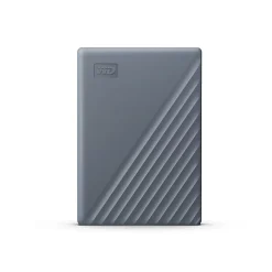 Western Digital WD My Passport® Portable Hard Drive, 4TB, Silicon Gray