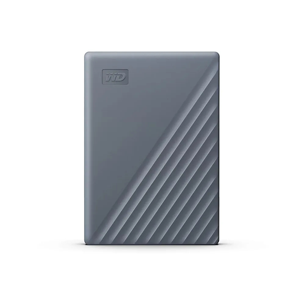 Western Digital WD My Passport® Portable Hard Drive, 4TB, Silicon Gray