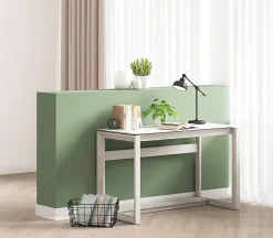 Whalen® Cecile 48”W Writing Desk, Snowdrift White/White Oak