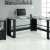 Whalen® Jasper 60"W L-Shape Corner Desk, Espresso